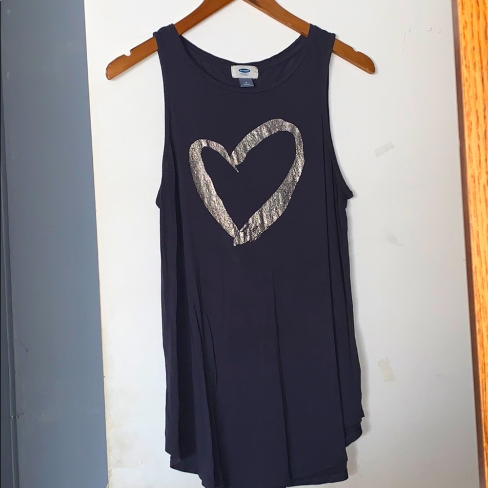 Dark Grey loose halter tank top 🌚
